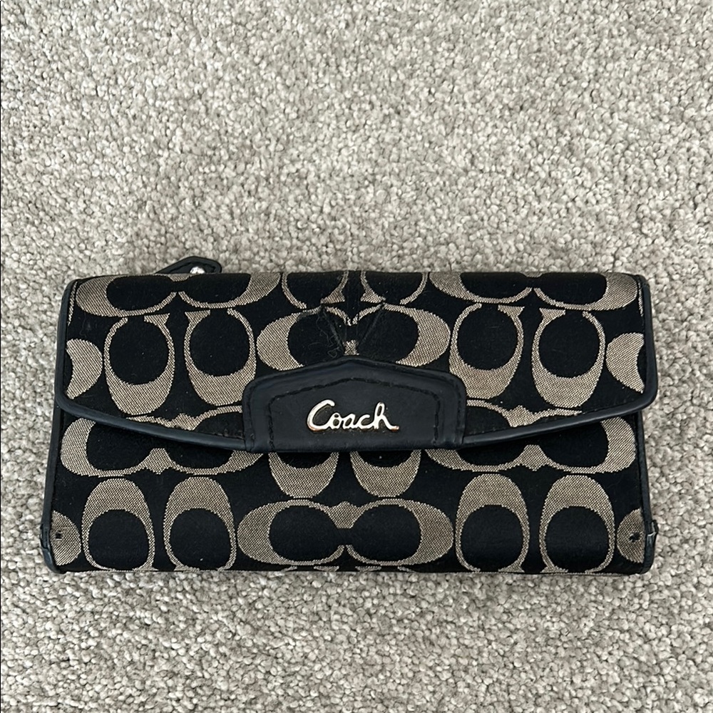 Coach Black and Tan Women's Bag